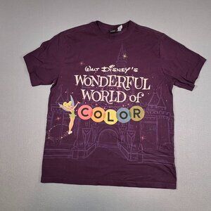 Adult Large Disney Parks Wonderful World of Color Disney 100 Tinkerbell T-Shirt